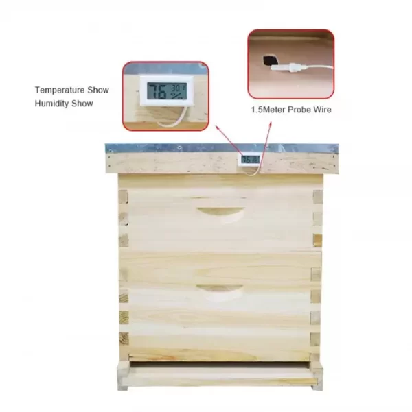Mini LCD Hygrometer Automatic Thermometer Digital Beehive Sensor