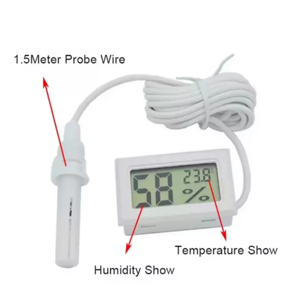 Mini LCD Hygrometer Automatic Thermometer Digital Beehive Sensor