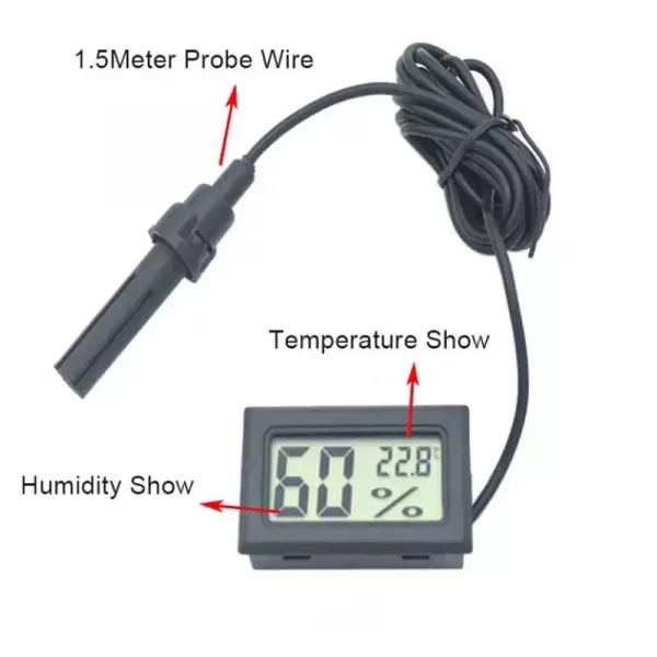 Mini LCD Hygrometer Automatic Thermometer Digital Beehive Sensor