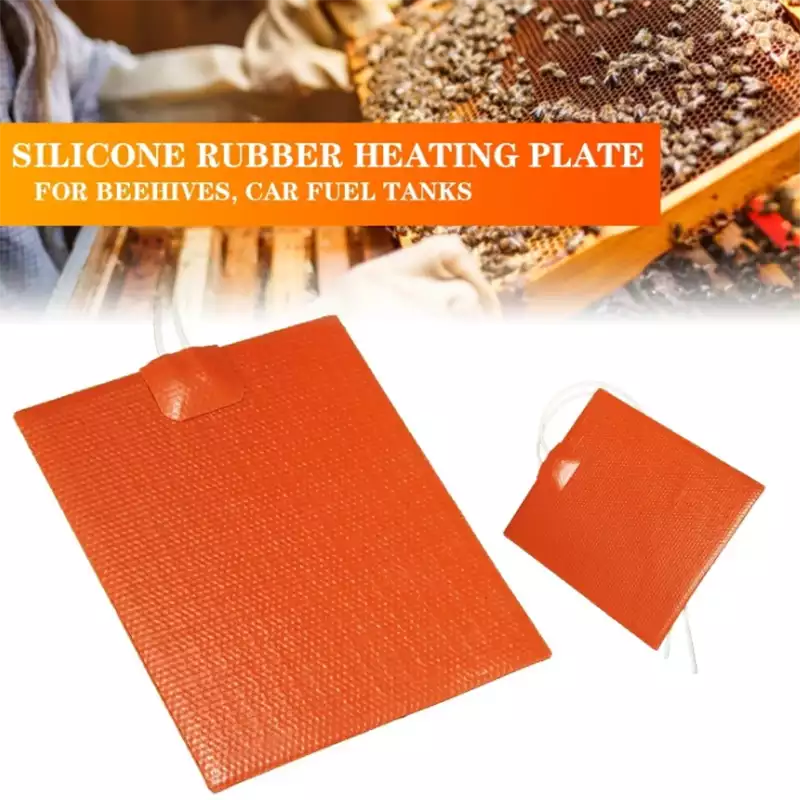 Silicone Heating Mat Pad Bee Hive Electric Beehive Heater Plate Wii's